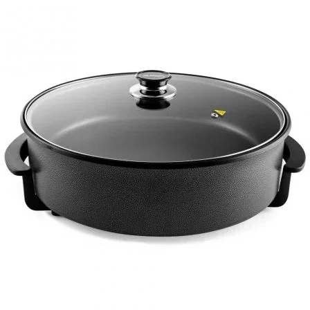 Orbegozo Olla Paellero PZ 8100 1500W F40cm Fondo 9cm Termostato Regulable Tapa Cristal Válvula Seguridad Orbegozo Olla Paellero PZ 8100 1500W F40cm Fondo 9cm Termostato Regulable Tapa Cristal Válvula Seguridad